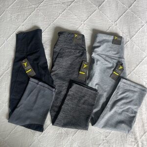 New with Tags! 3 Old Navy Active Leggings- Size Medium